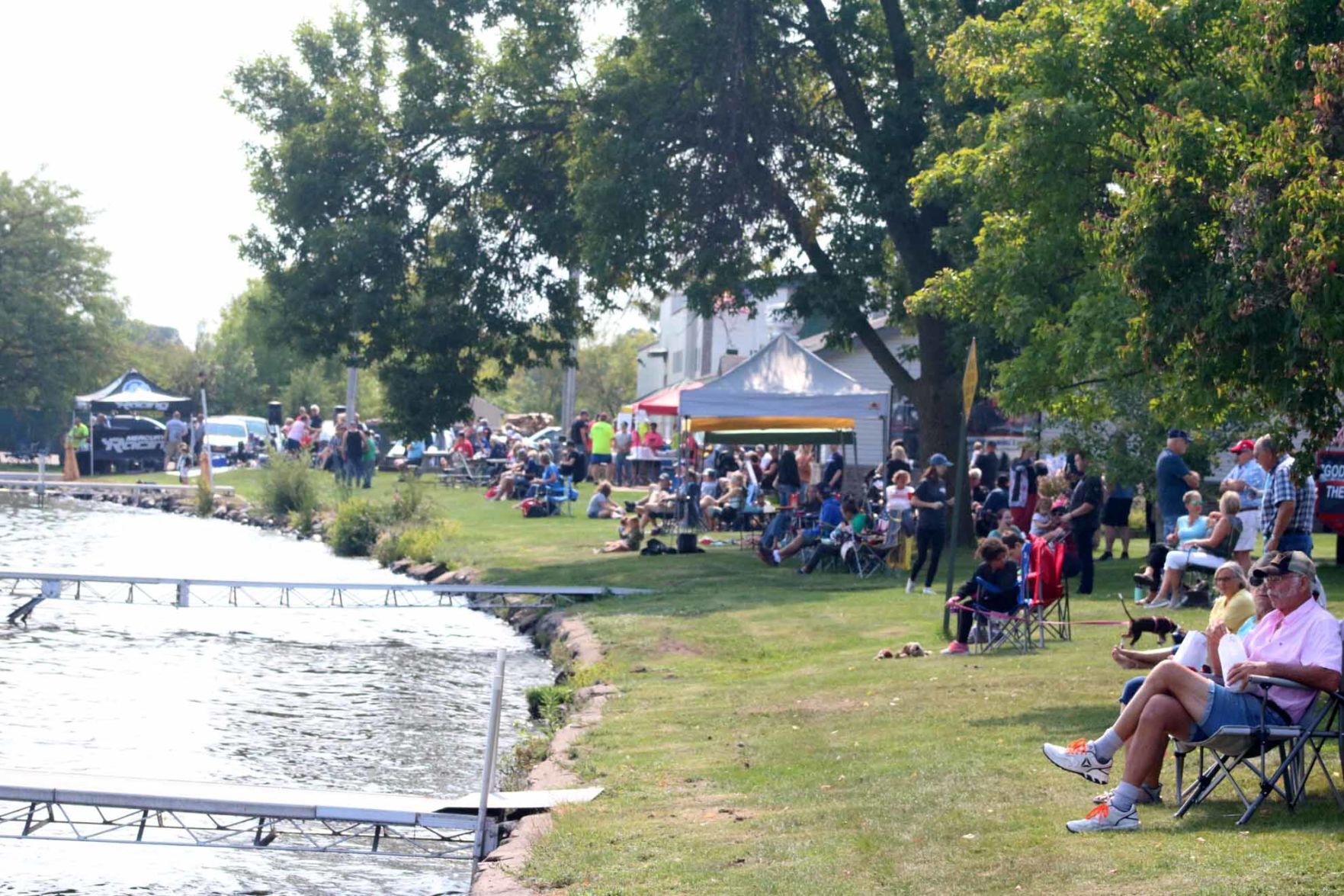 Powerboat racing on Rice Lake 9-11-21